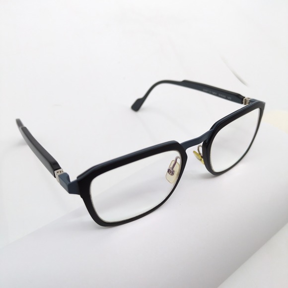 Face a Face Paris Scott 3 TM01 Eyeglasses Mens 51-20-142 Black Blue Titanium - Picture 2 of 13